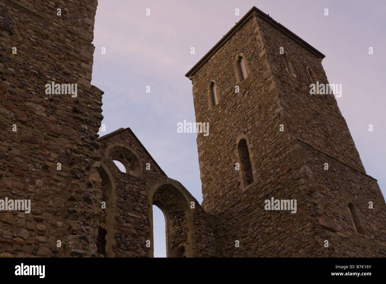 church towers in afternoon Stock Photo