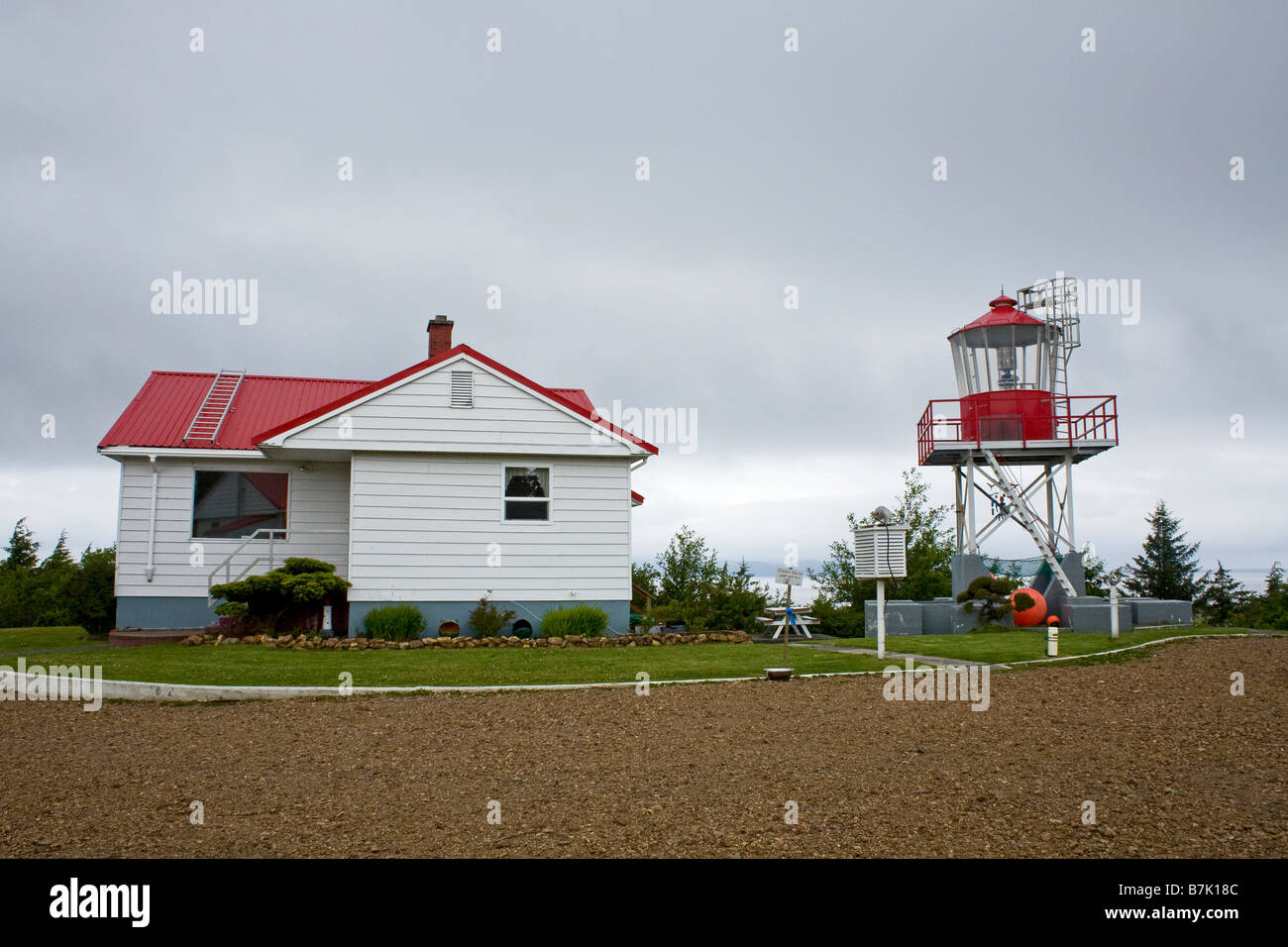 BRITISH COLUMBIA Cape Scott Lighthouse in Cape Scott Provincial Park
