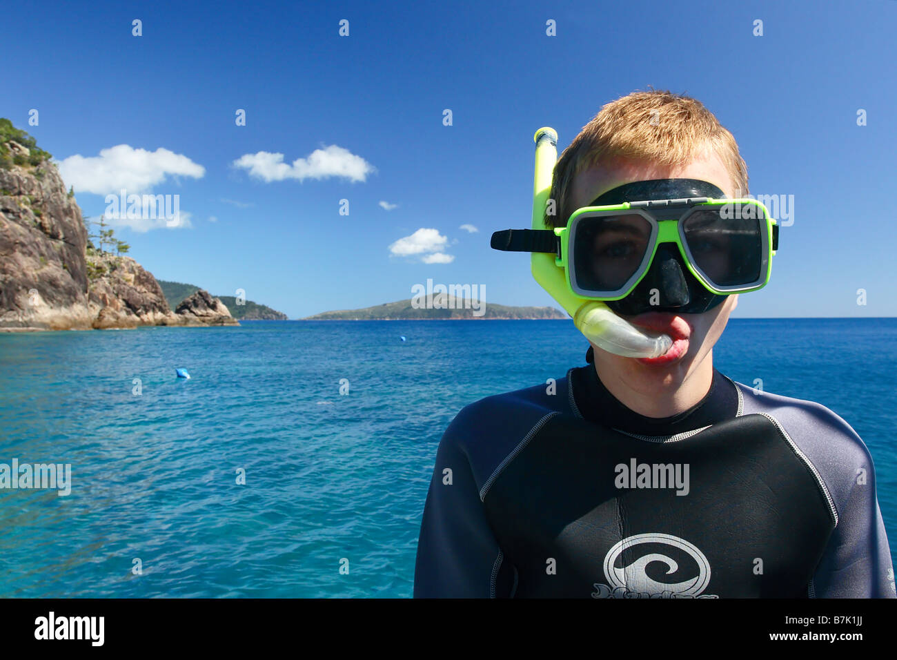 Whitsundays snorkelling Stock Photo