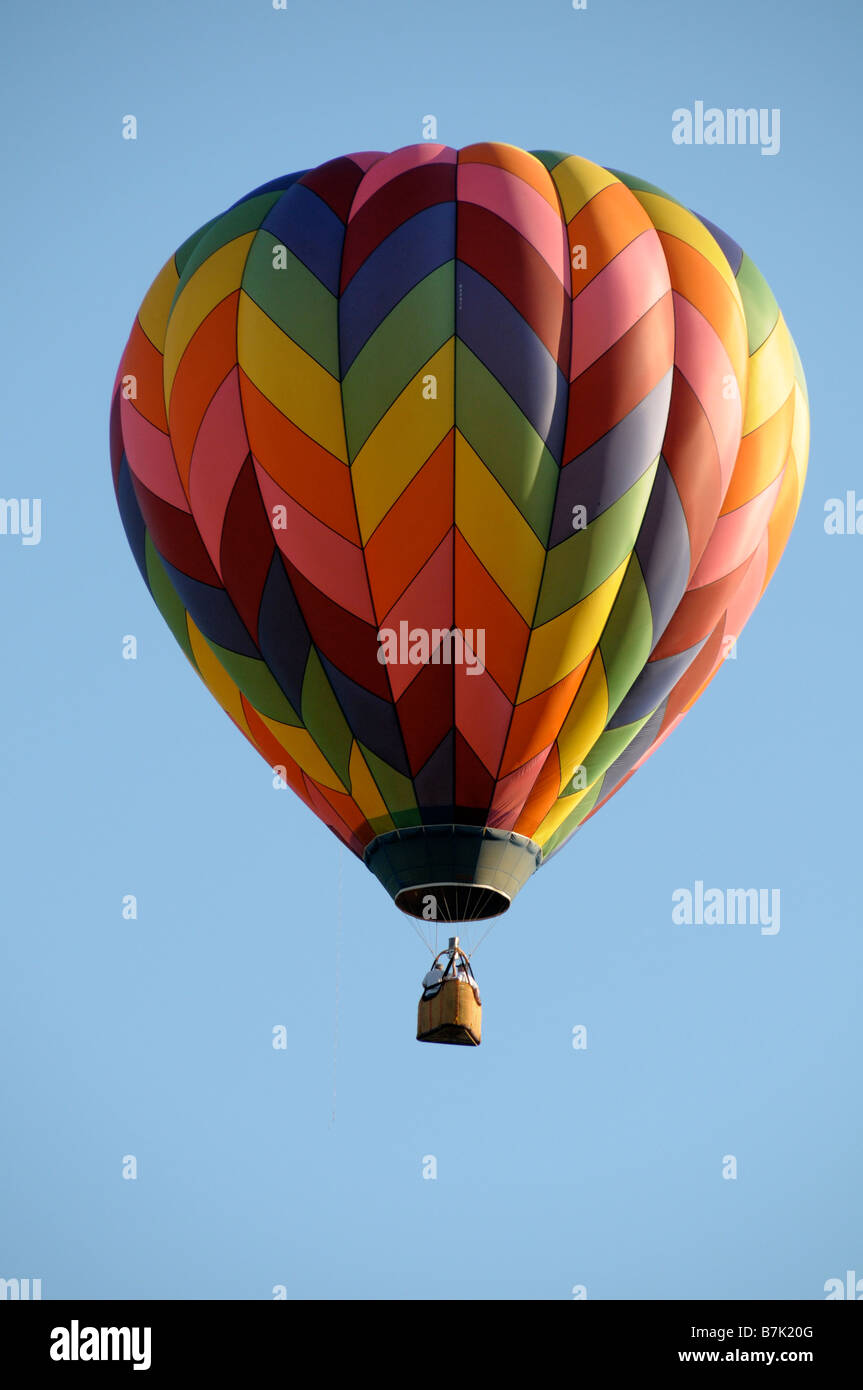 Hot air balloons at the Annual Dansville NY USA Balloon Festival Stock