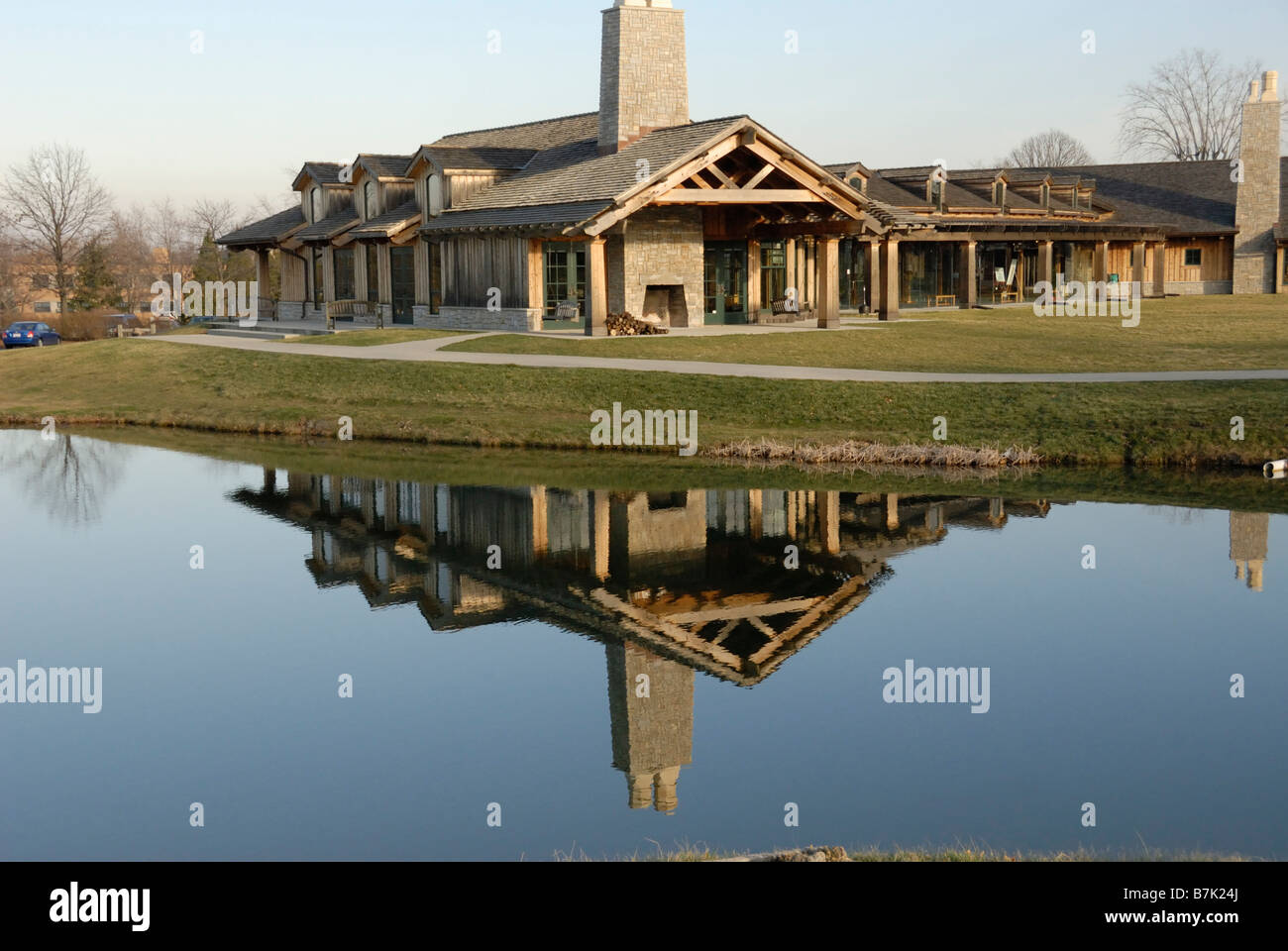 Visitor Center at Cox Arboretum Stock Photo Alamy