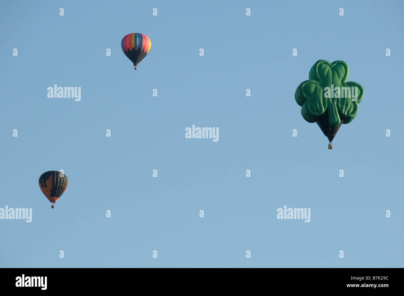 Hot air balloons at Dansville NY USA balloon festival Stock Photo Alamy