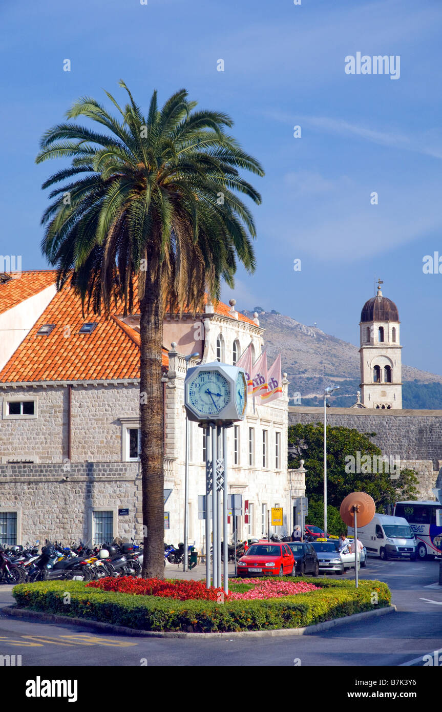 Main street clock tower square hi-res stock photography and images - Alamy