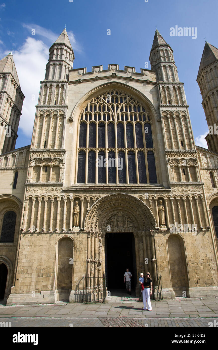 Cathedral Rochester Kent UK Stock Photo - Alamy