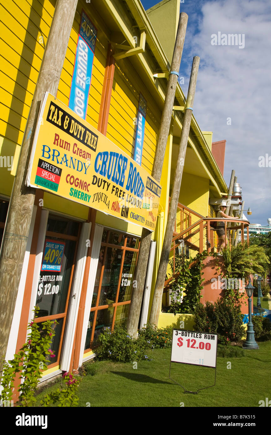 Stores on Cruise Ship Pier Ocho Rios St Ann s Parish Jamaica Caribbean Stock Photo Alamy