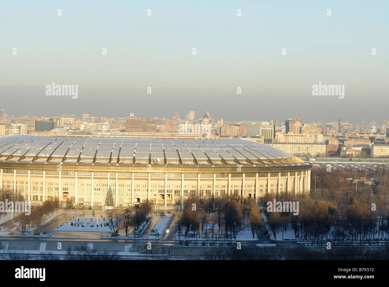Moscow olimpic stadium Luzhniki Moscow Russia Stock Photo