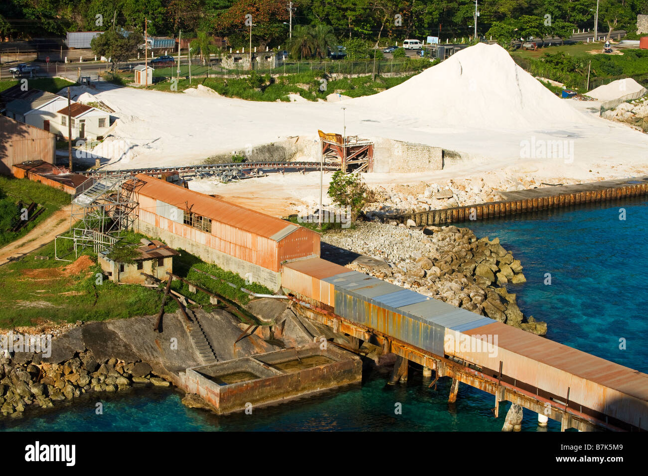 Bauxite on Reynolds Pier Ocho Rios St Ann s Parish Jamaica Caribbean