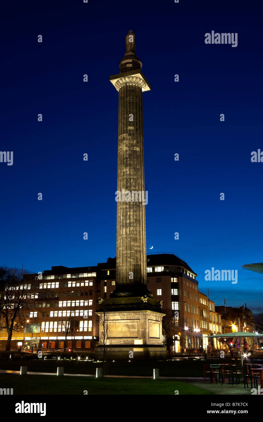 Statue of Melville Monument Saint Andrew Square, Edinburgh, Scotland, UK, Europe Stock Photo