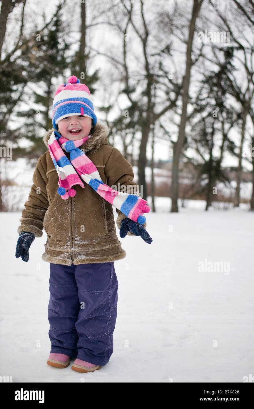 5 child winter clothes full body hi-res stock photography and images - Alamy