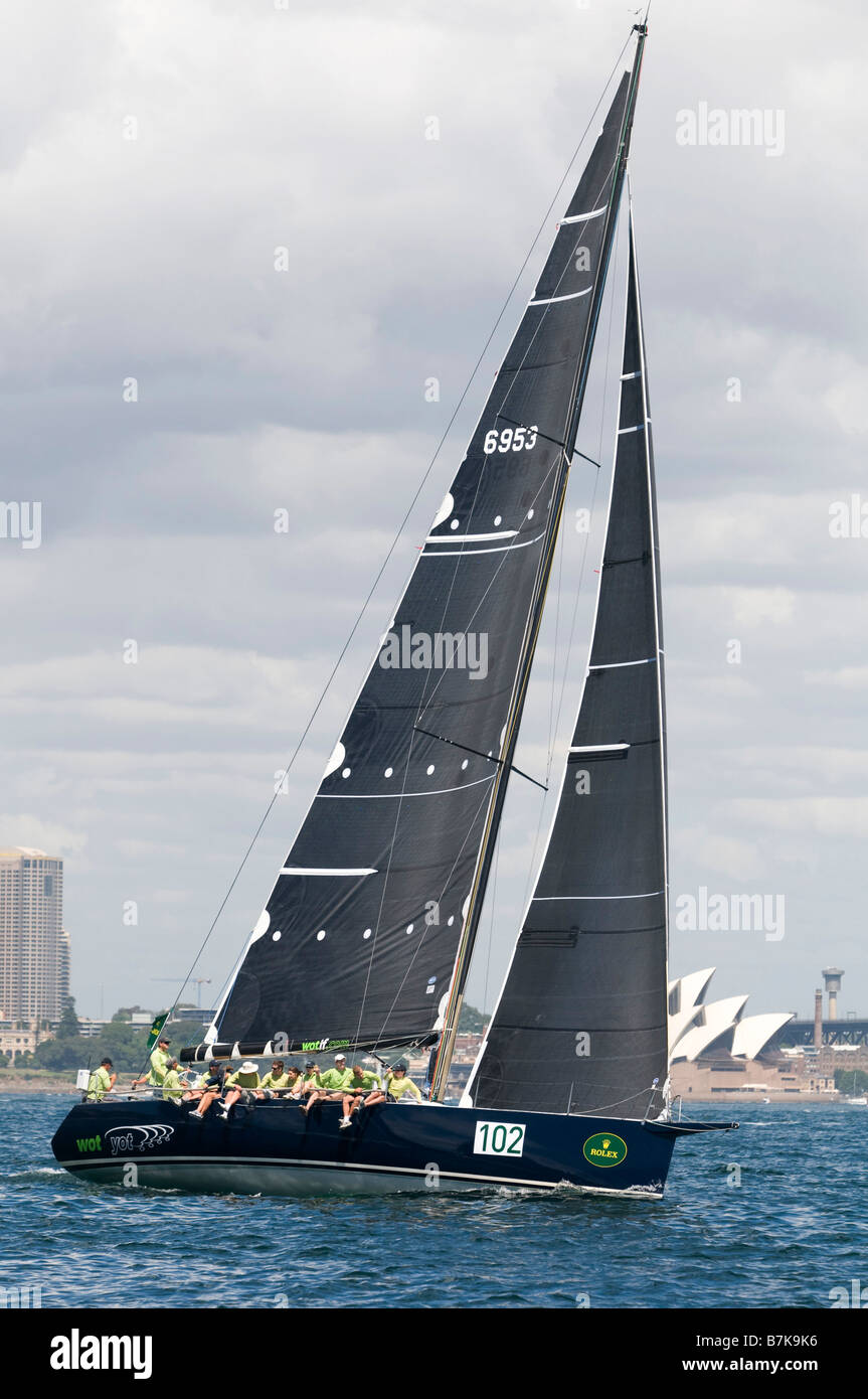 yachting sailing Australia sails Stock Photo - Alamy
