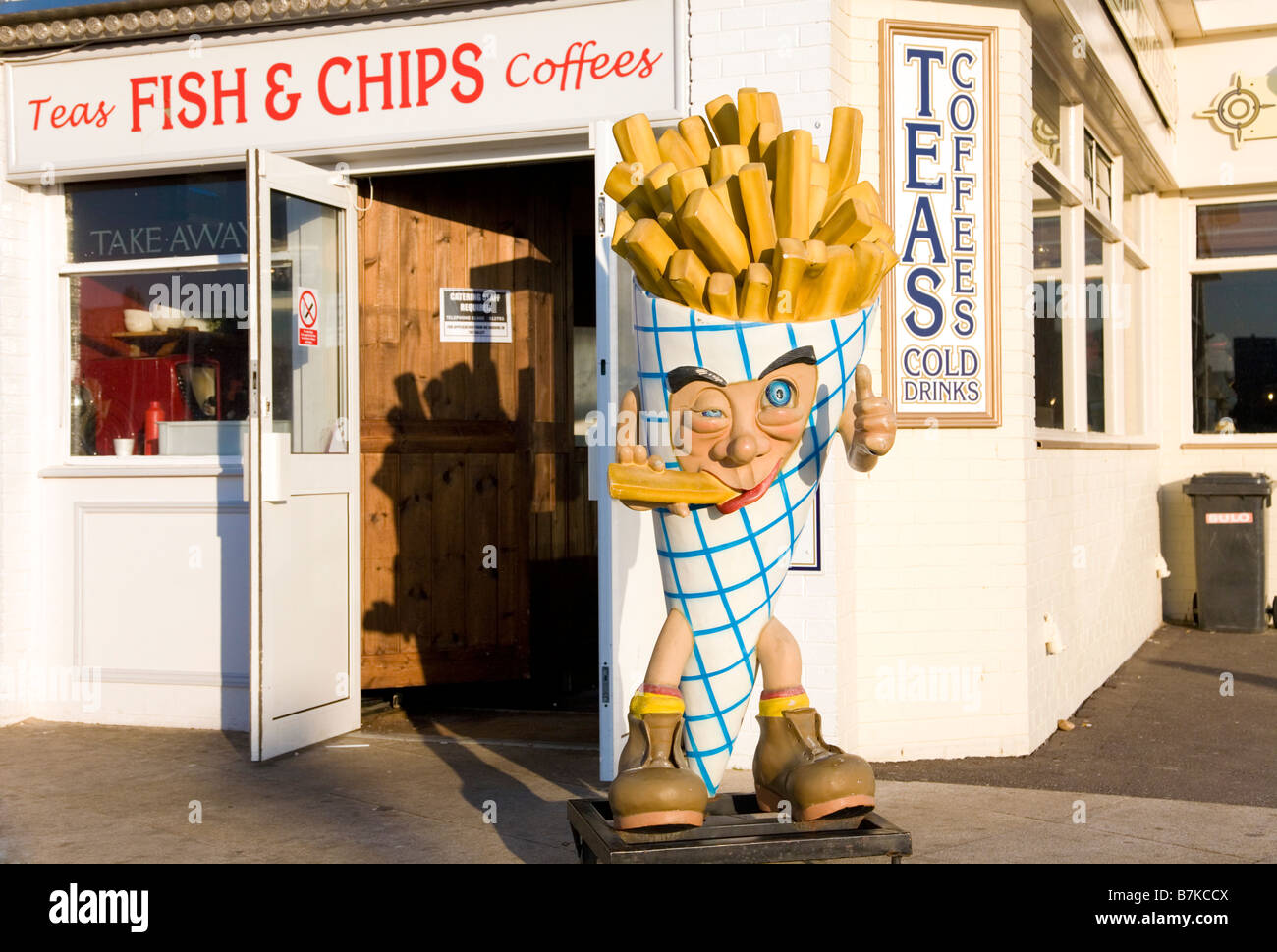 Fish and chip shop Stock Photo - Alamy