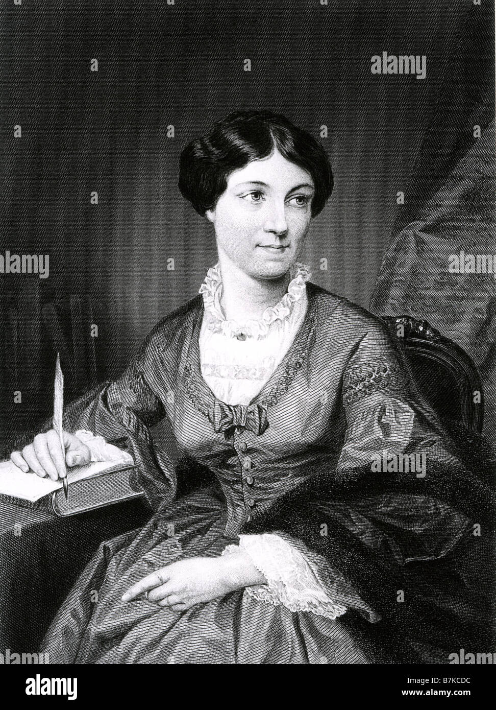 HARRIET MARTINEAU English writer and philosopher 1802-1876 Stock Photo