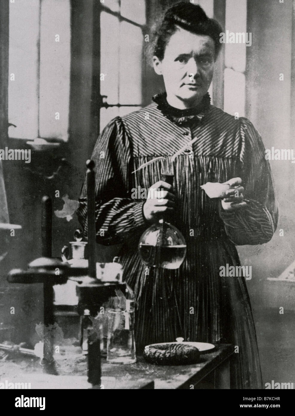 MARIE CURIE Polish-born French physicist in 1910 Stock Photo