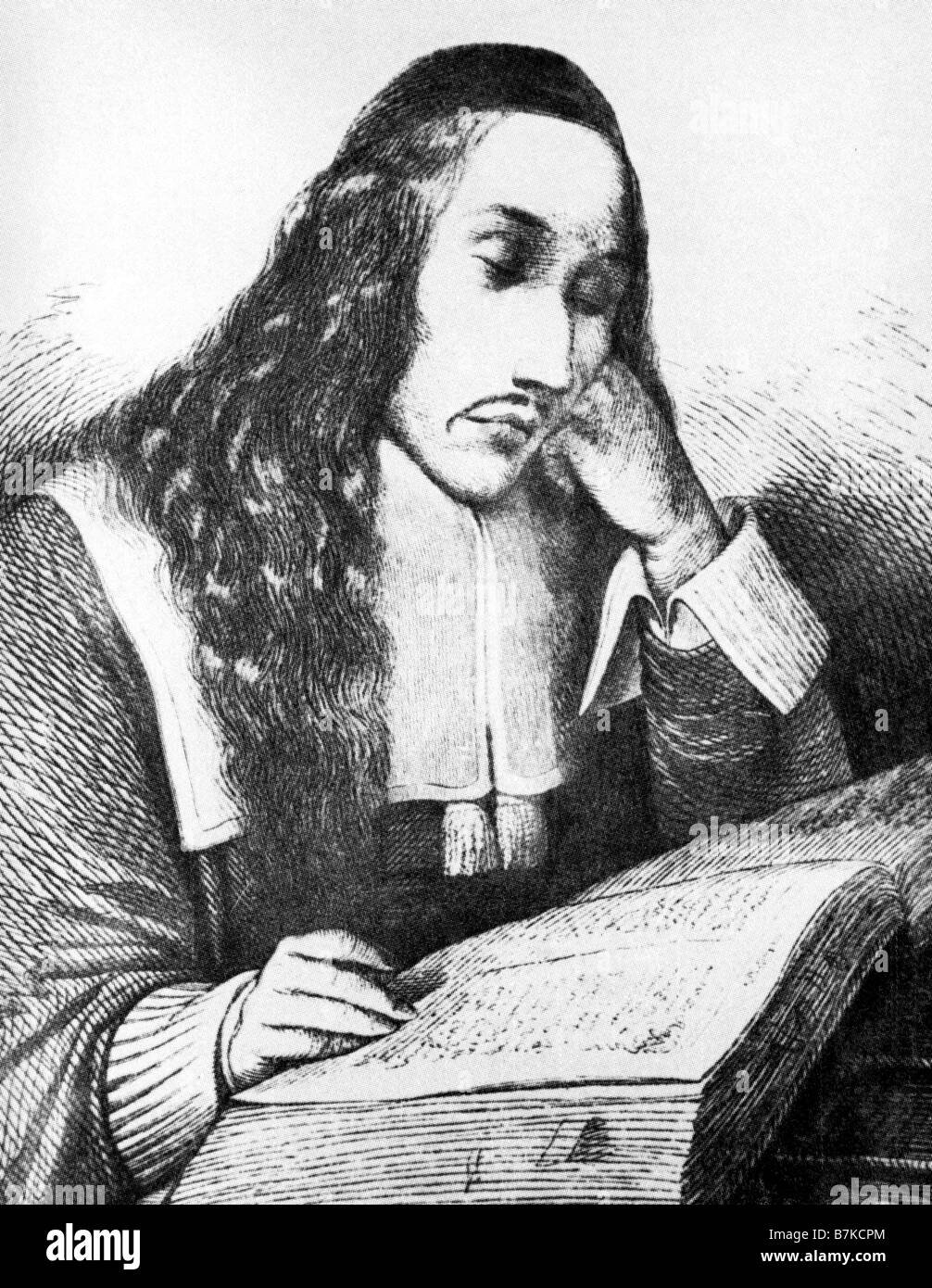 BENEDICT de SPINOZA Dutch Jewish philosopher and theologian 1632-1677 Stock Photo