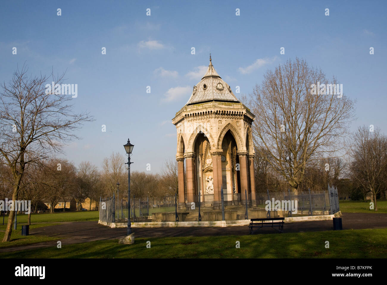 The BurdettCoutts Memorial Drinking Fountain in Victoria Park, Tower
