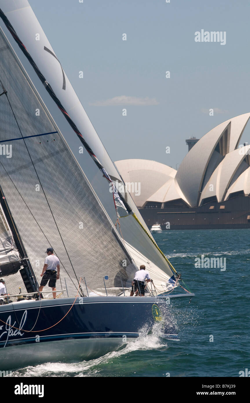 sailing yachts in Sydney Harbour sydney Australia Stock Photo Alamy