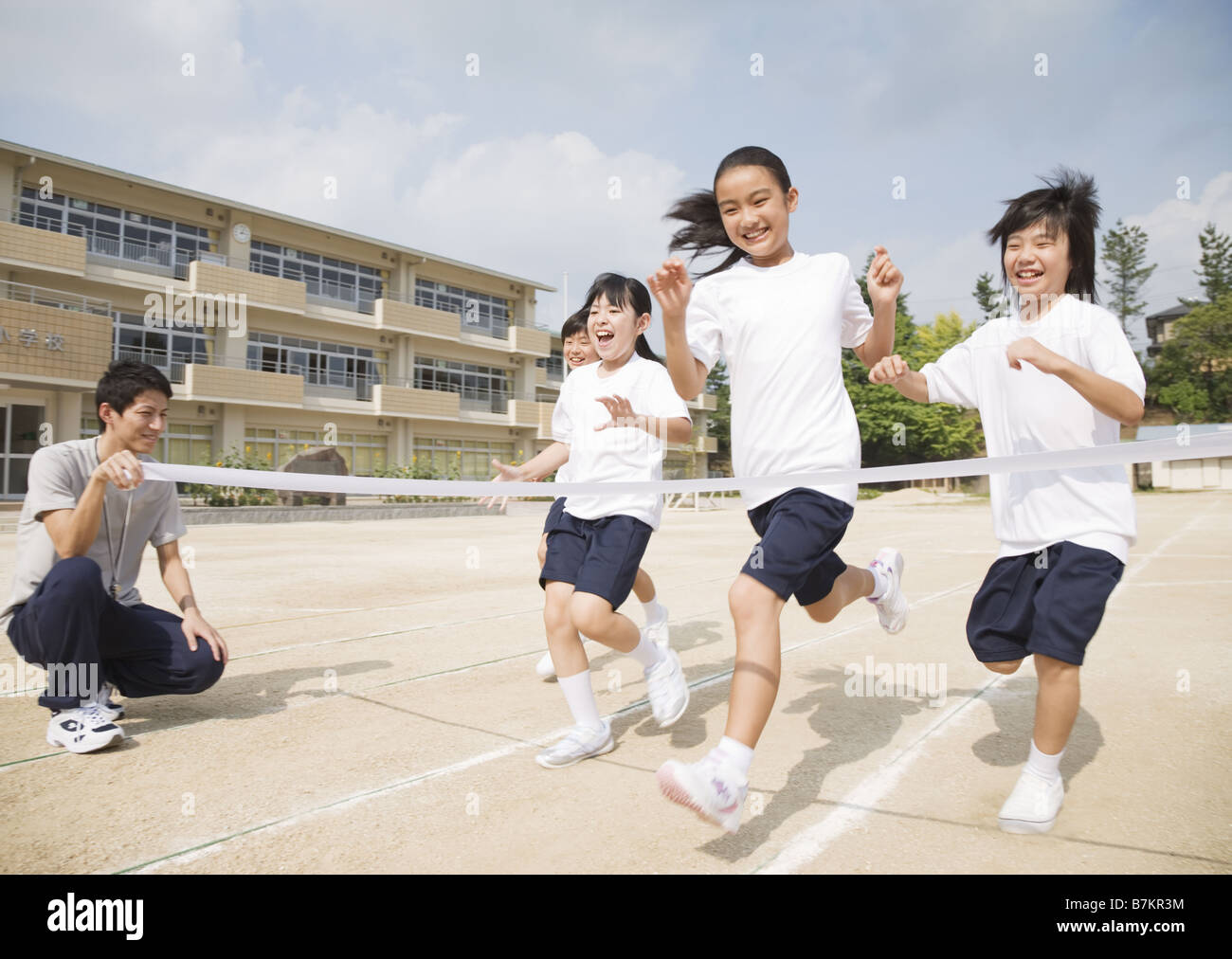 Short distance race Stock Photo Alamy