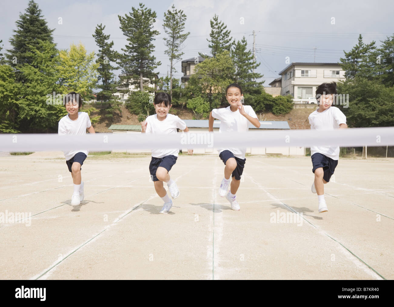 Short distance race Stock Photo Alamy