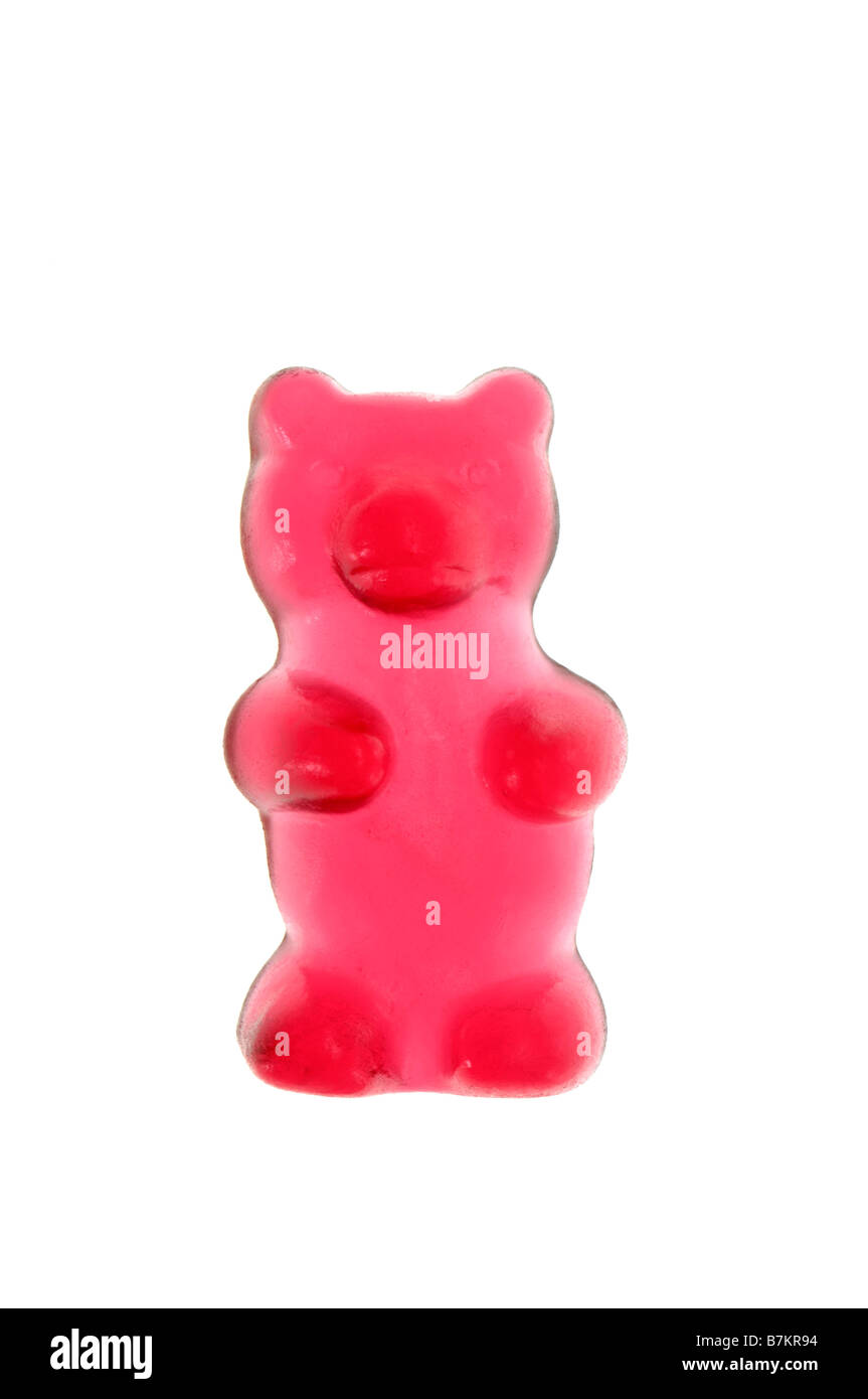 Single Gummy Bear, close-up Stock Photo - Alamy