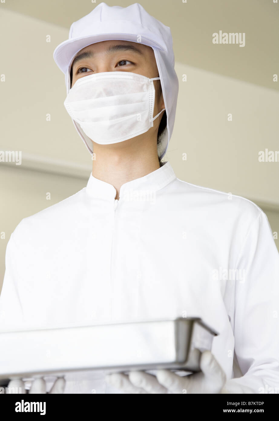 A Food Processing Worker Stock Photo Alamy A Food Processing Worker Stock Photo Alamy