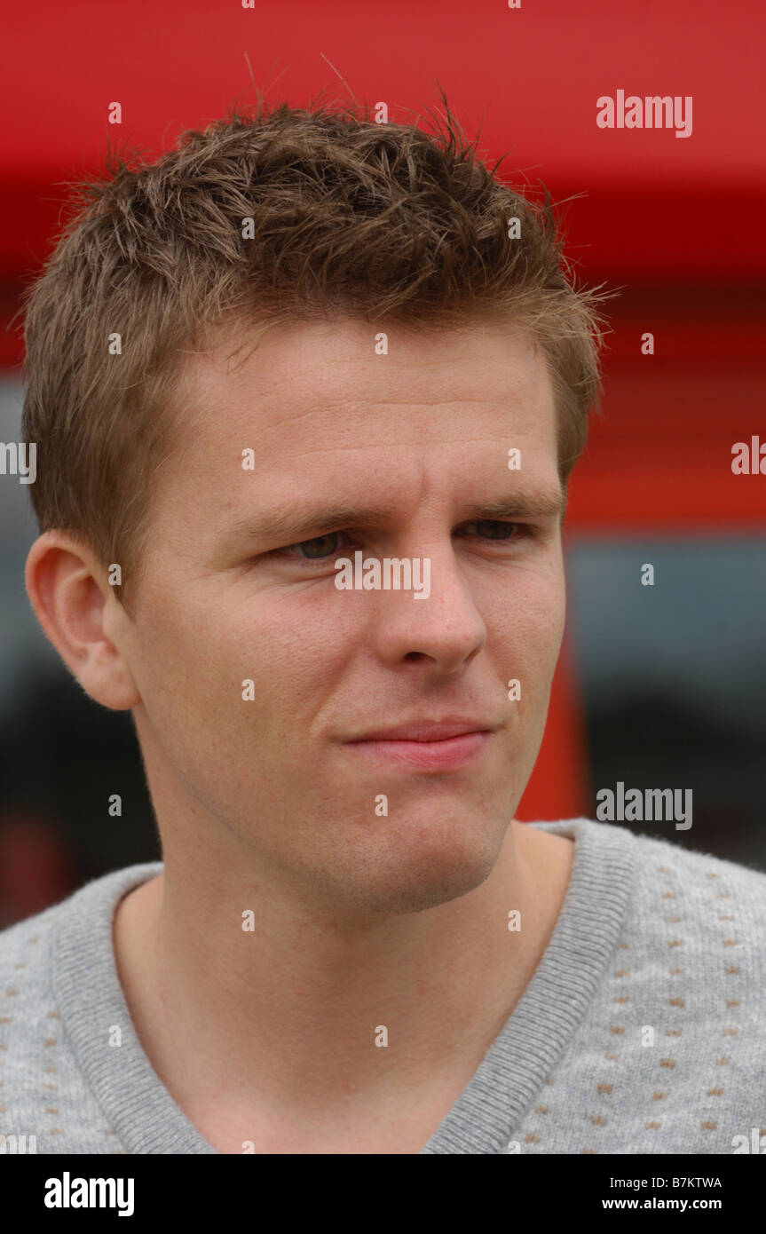 TV presenter Jake Humphrey Stock Photo