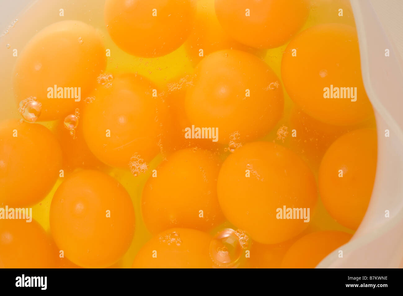 Eggs in a jug Stock Photo