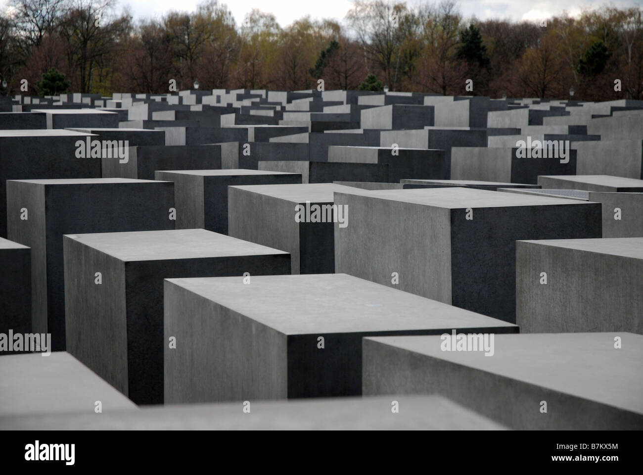 Holocaust Memorial, Berlin Stock Photo