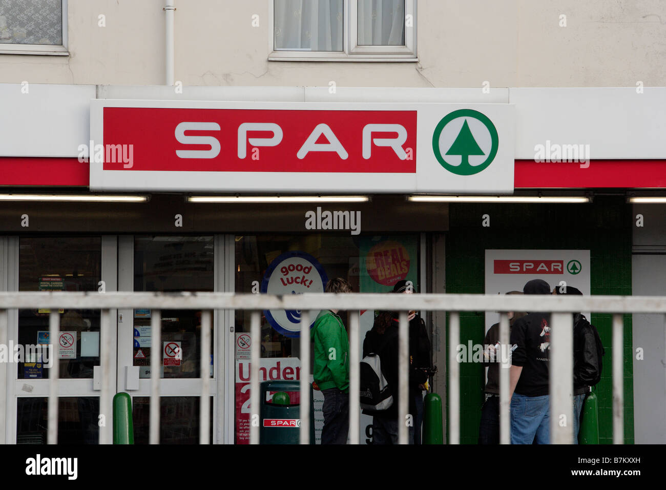 Spar Store Stock Photo Alamy