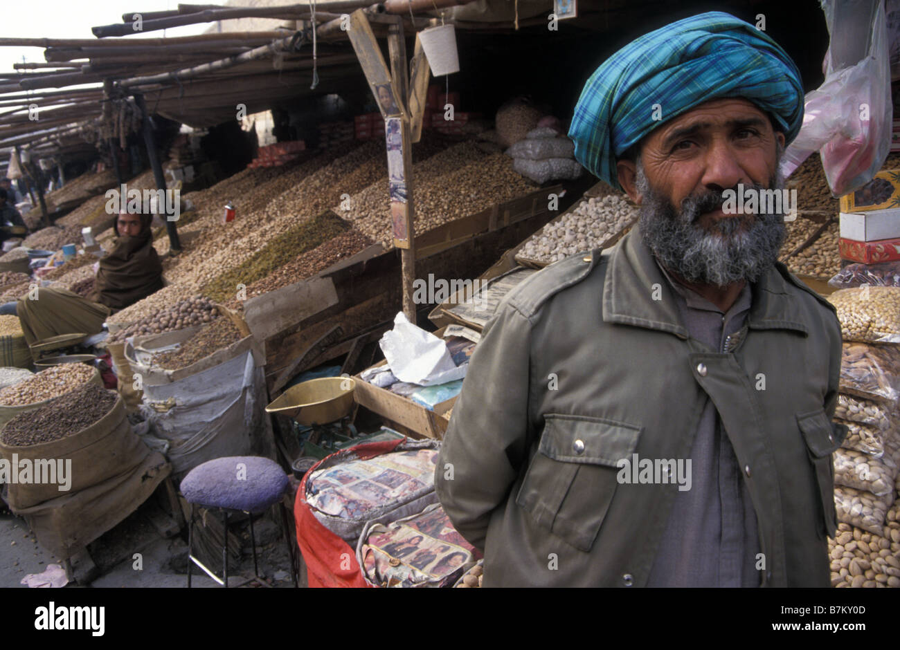 nut stall Quetta Baluchistan Pakistan Stock Photo