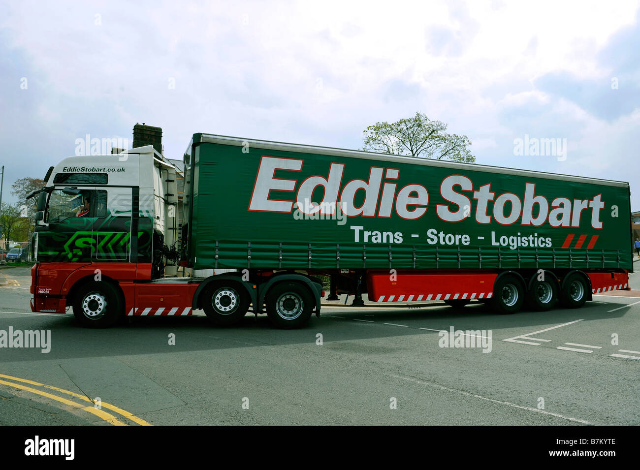 Eddie Stobart truck MAN TGA Stock Photo