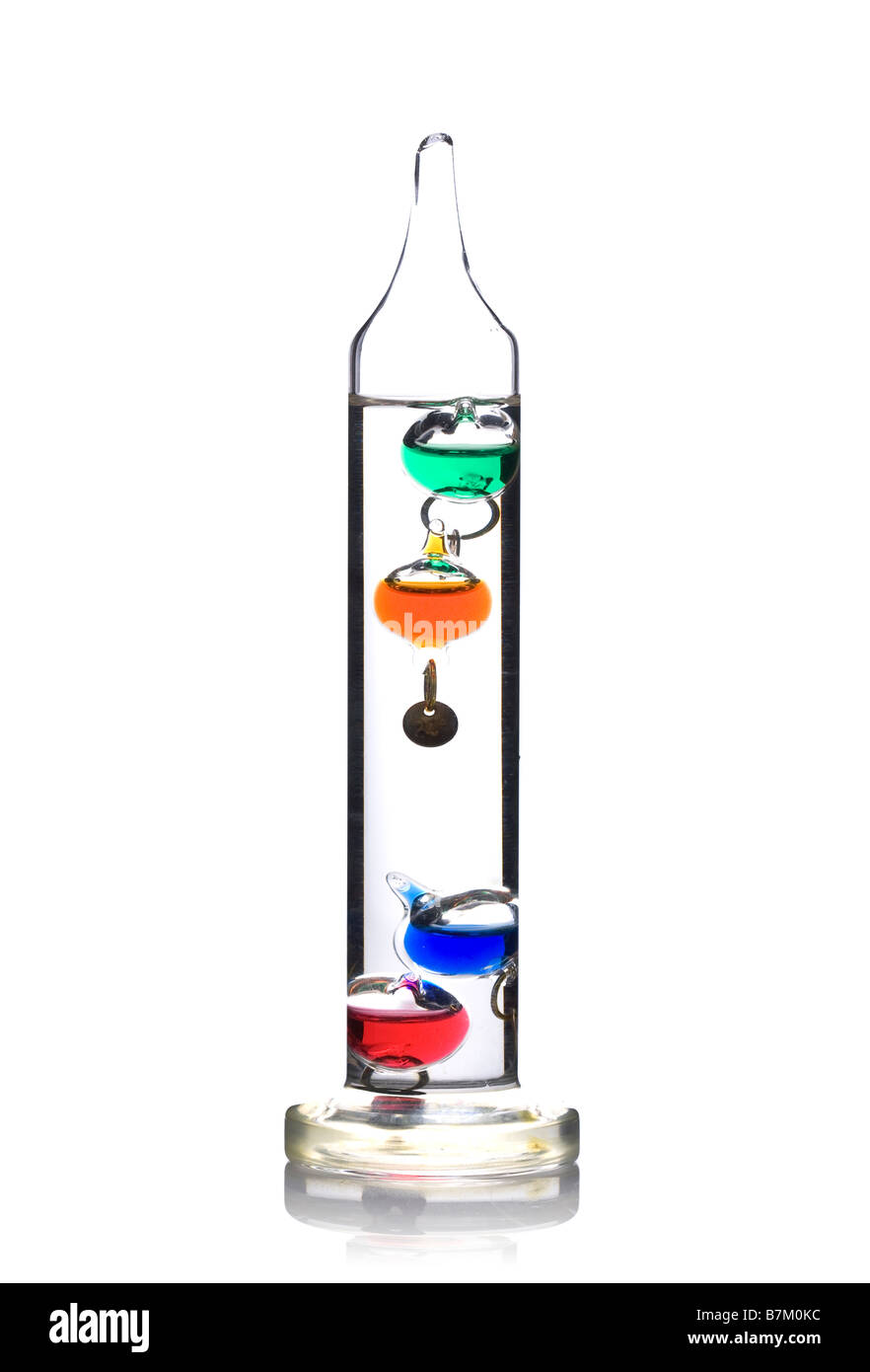 environmental temperature widget thermometer isolated on white Stock