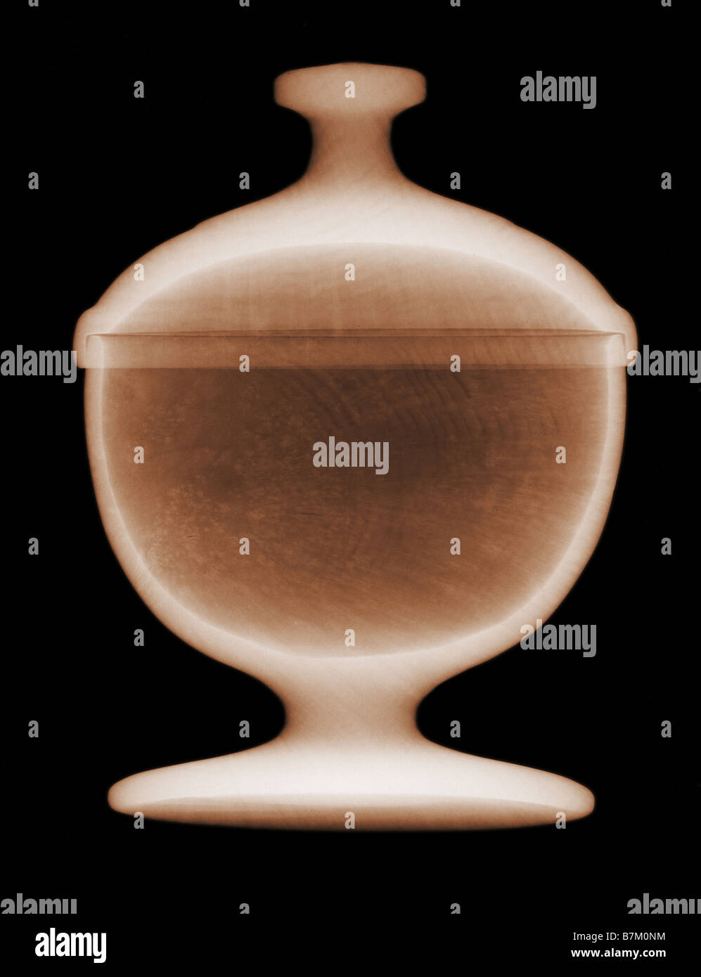 Xray of Burl Bowl Stock Photo - Alamy