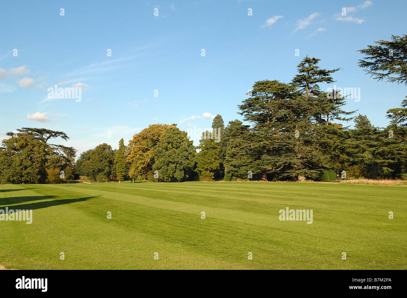 Woburn Abbey park gardens Stock Photo Alamy
