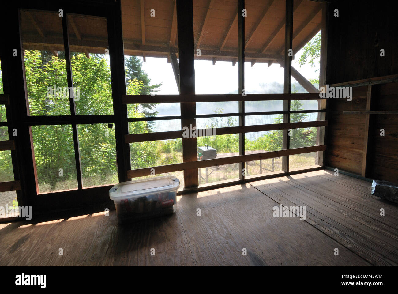 Campground Cabin On Isle Royale Stock Photo 21955072 Alamy