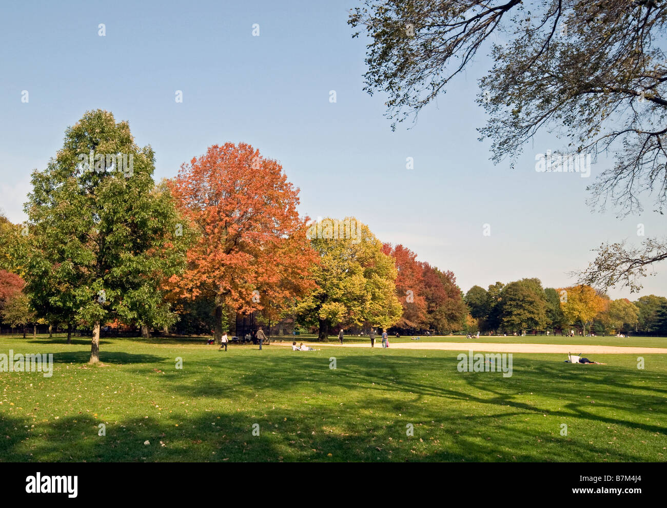 The Great Lawn in Central Park, New York, USA Stock Photo Alamy