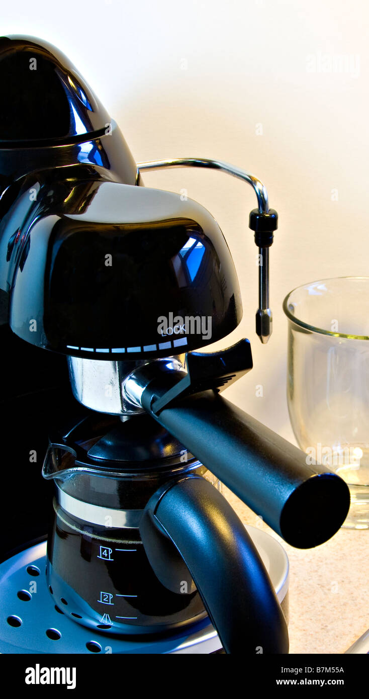 Cappuccino Machine in the home Stock Photo Alamy