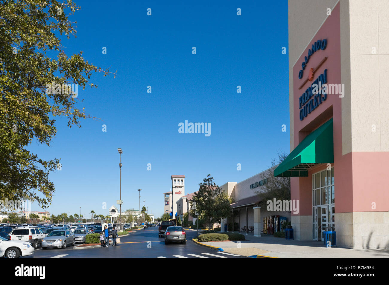 Premium Outlets on Vineland Avenue, Lake Buena Vista, Orlando, Central Florida, USA Stock Photo