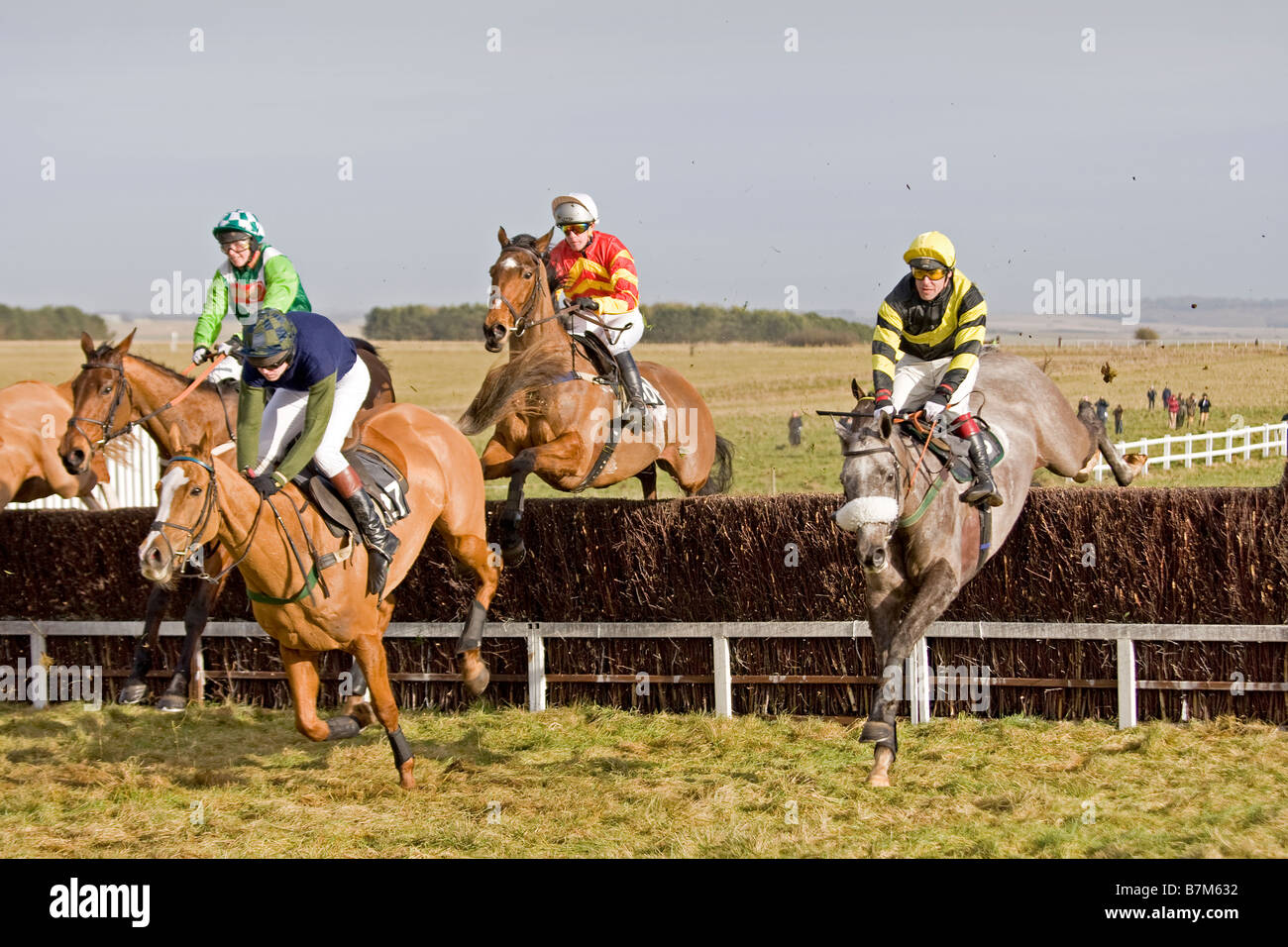 Point To Point Racing Larkhill point to point hi-res stock photography and images - Alamy