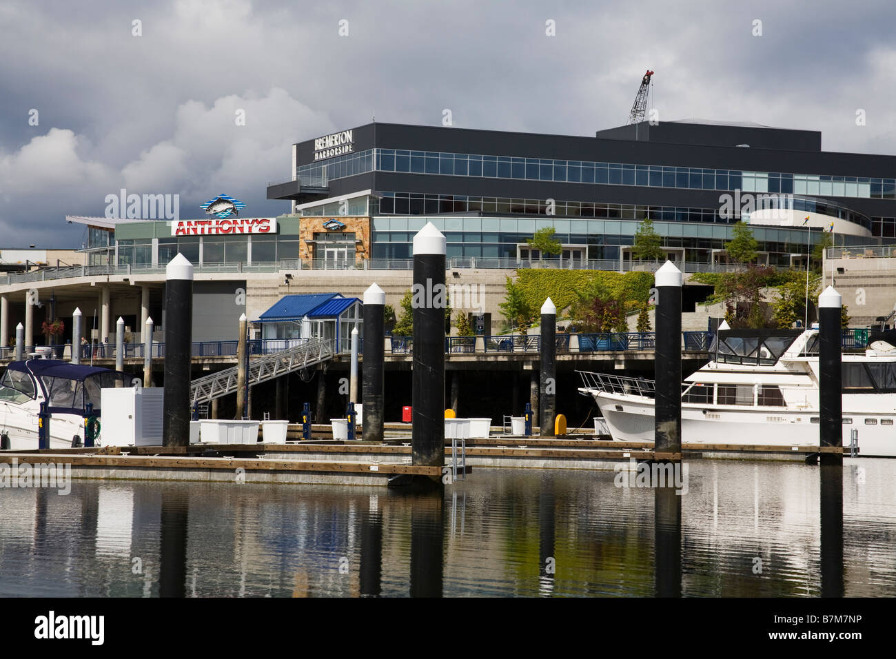 Harborside Fountain Park Boardwalk Bremerton Washington State USA Stock Photo Alamy