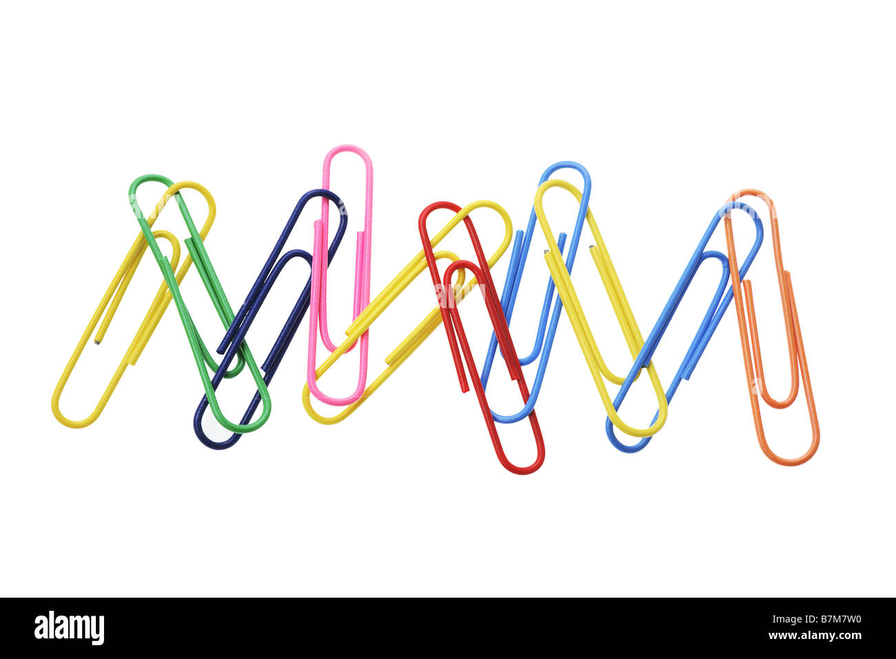 Chain of paper clips hires stock photography and images Alamy