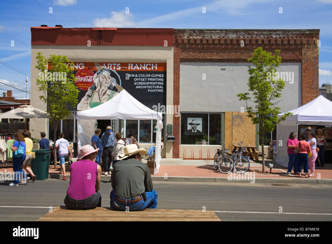 Market Day Ritzville Washington State USA Stock Photo Alamy