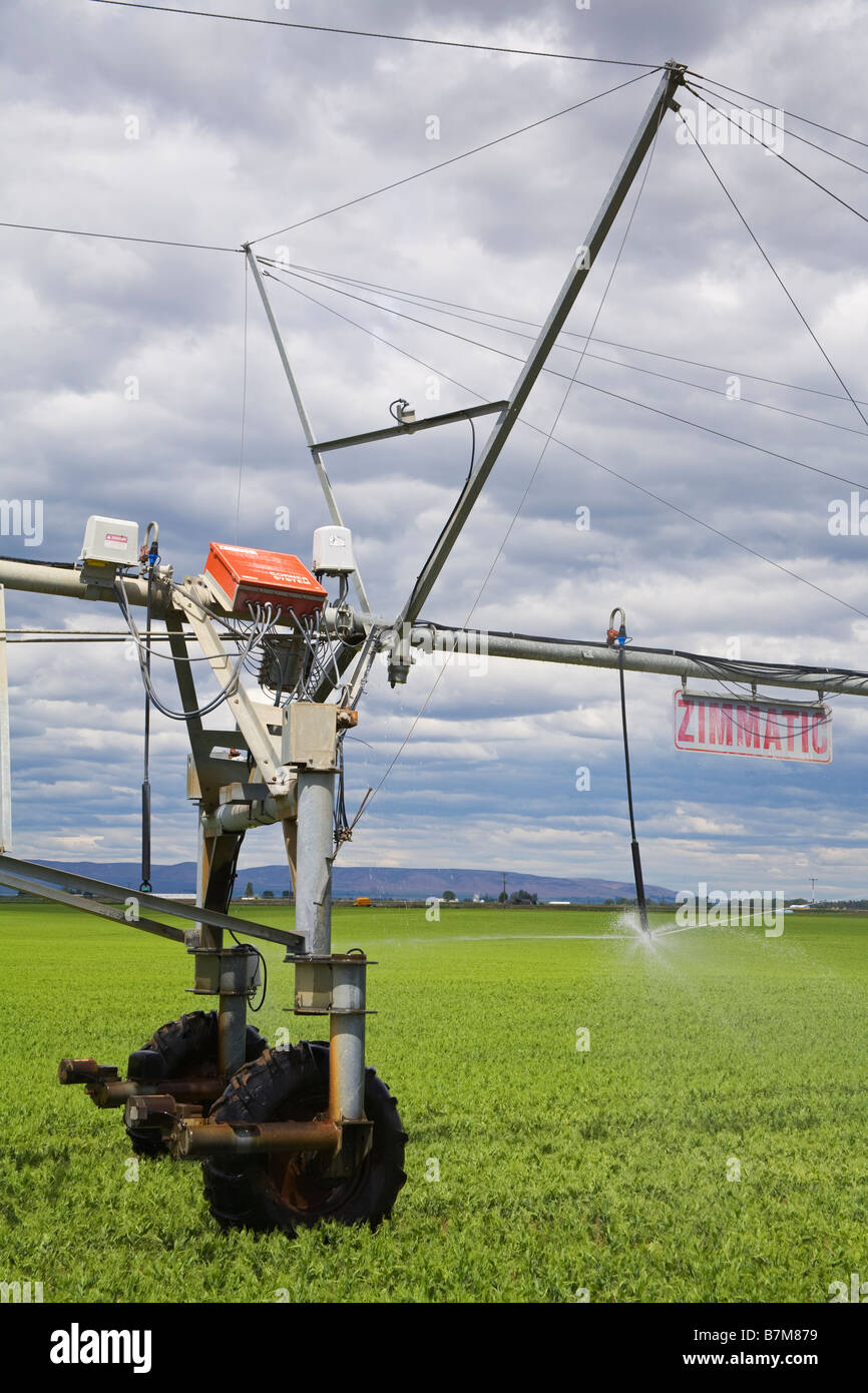 Agricultural Irrigation System Moses Lake Washington State USA Stock