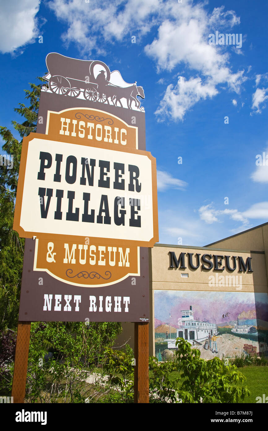 Historic Pioneer Village Museum Cashmere City Washington State USA ...