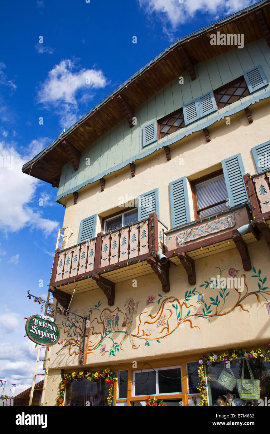 Austrian Architecture Leavenworth Bavarian Village Washington State USA