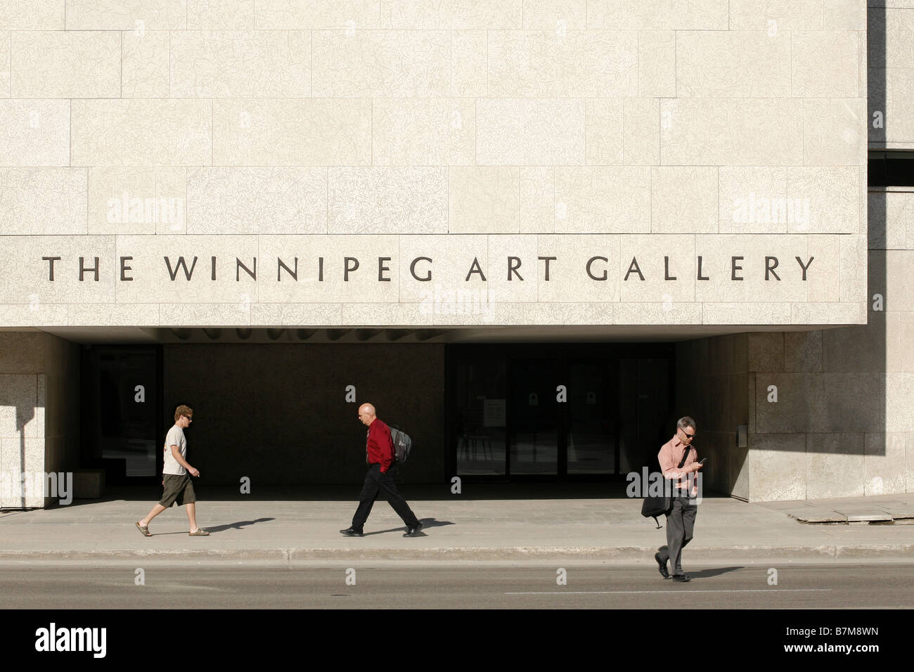 The Winnipeg Art Gallery, Winnipeg, Manitoba, Canada Stock Photo