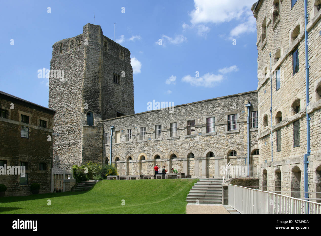 St George's Tower and the Oxford Castle Development, Oxford, Oxfordshire, UK Stock Photo