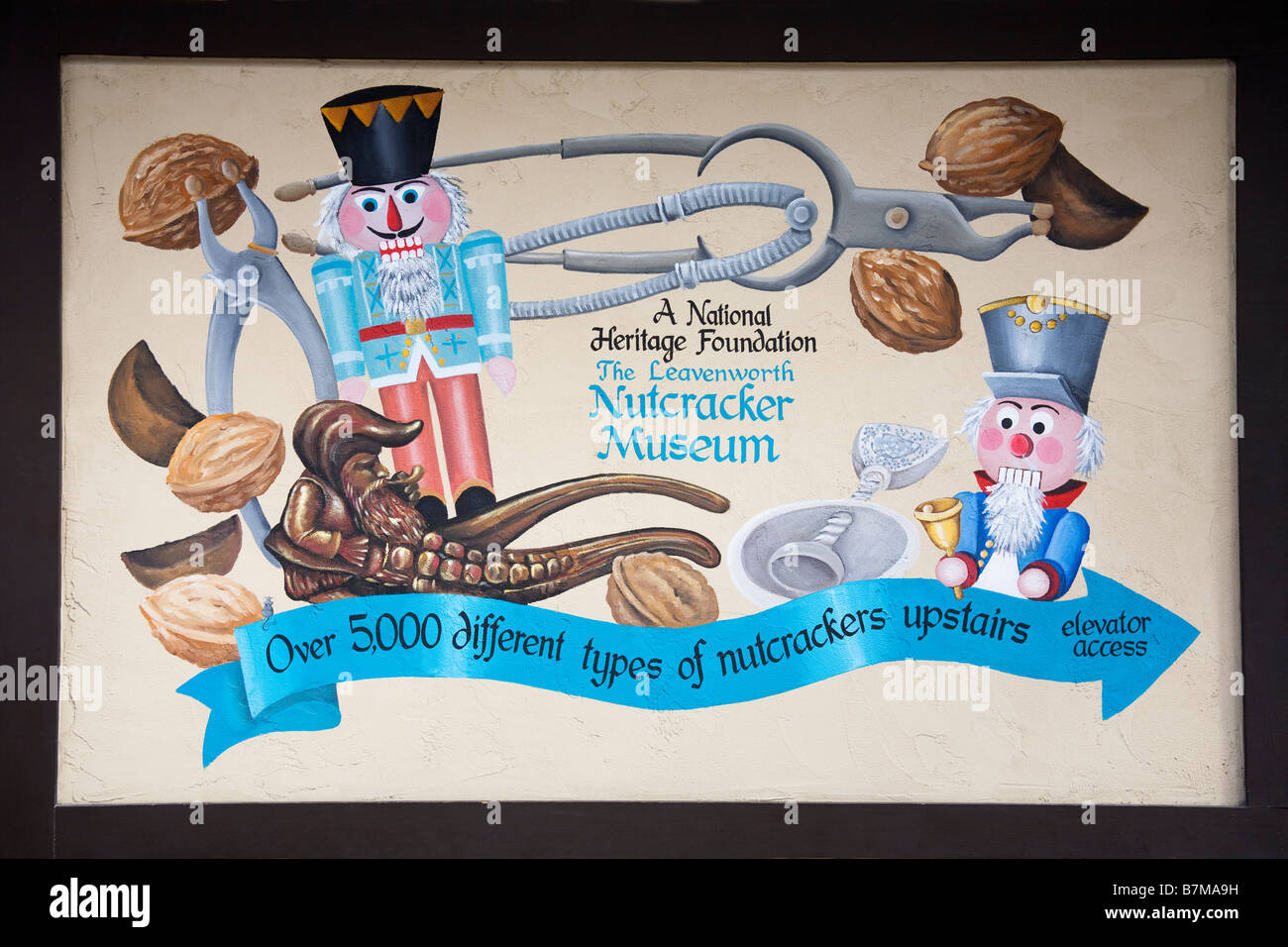 Nutcracker Museum Leavenworth Bavarian Village Washington State USA