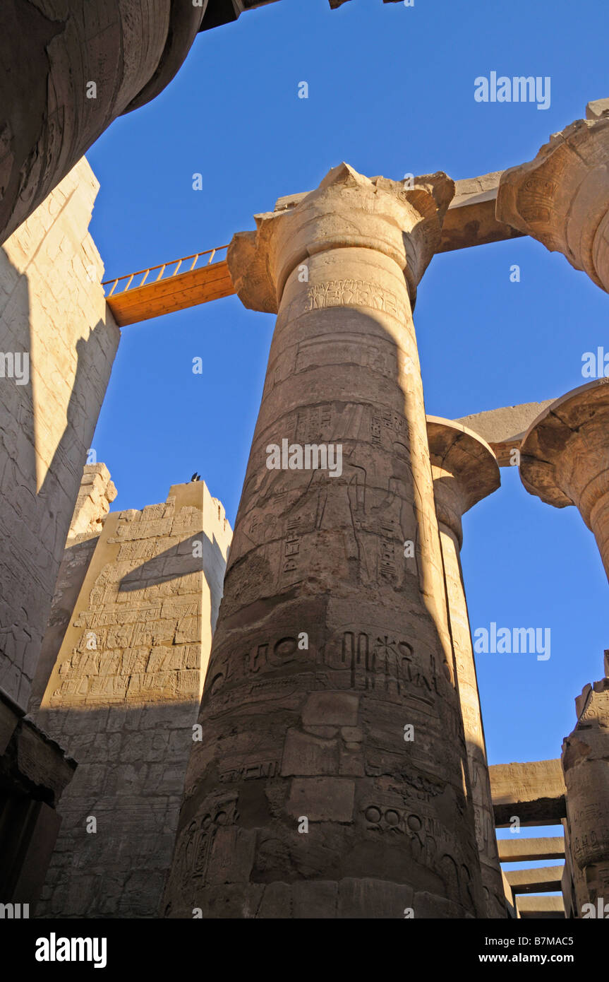 Temple of Karnak near Luxor in Egypt Stock Photo - Alamy