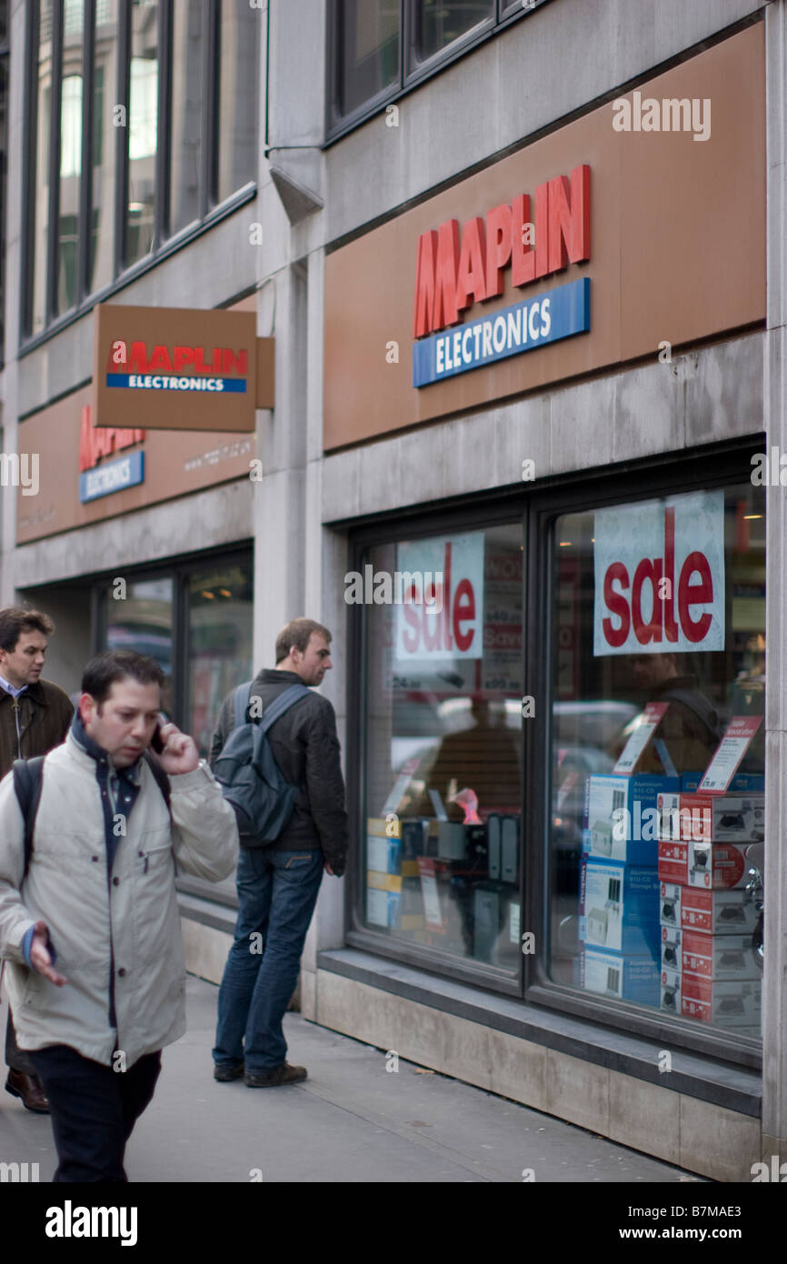 maplin electronics store City of London Stock Photo Alamy