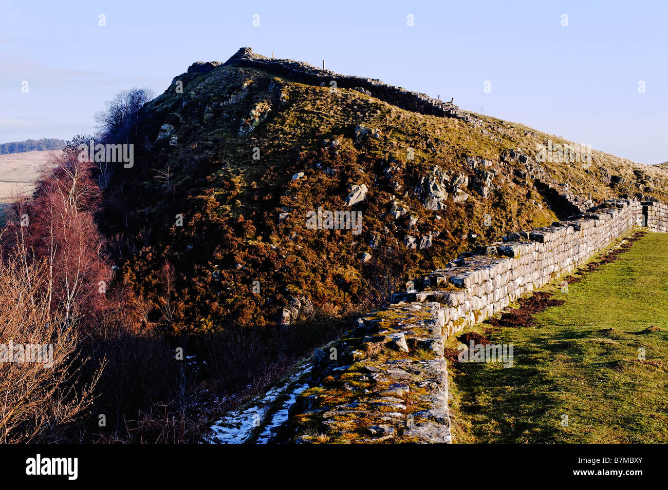 Hadrian's Wall Stock Photo